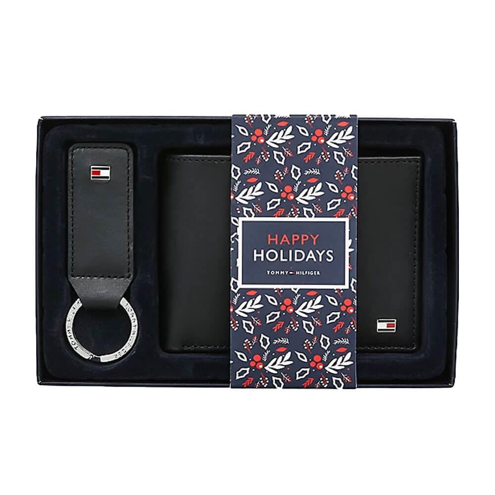 Tommy Hilfiger Flag Wallet & Key Fob Set